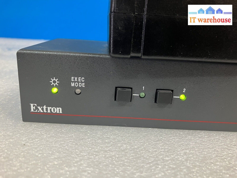 ~ Extron Sw Usb Series Sw2 Two Input / 4 Output Rs232 Switcher &Adapter