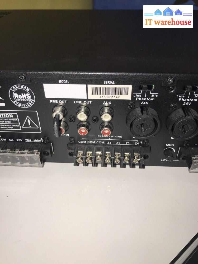 Factor X7240-4 4 Zone Mixer Amplifier (As Is)