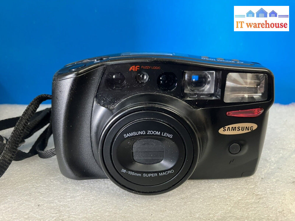 ~ Film Camera Samsung Af Zoom 1050 Auto Focus Fuzzy Logic 38-105Mm (No Bat)