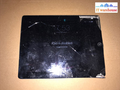 - (For Parts) Apple Ipad 2 32Gb 9.7’ A1395 Cracked