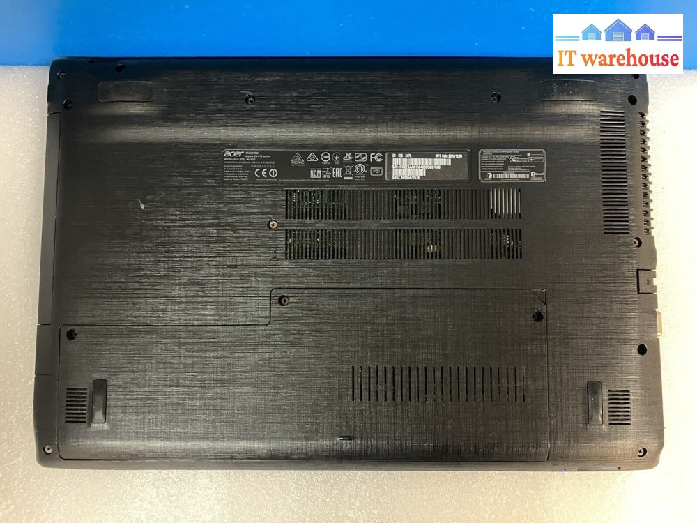 ~ (For Parts As Is) Acer Aspire E 15 E5-575 Laptop I5-7200U 2Gb Ram (Hinge Bad)