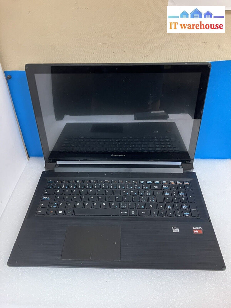 ~ (For Parts As Is) Lenovo 15.6’ Laptop Amd A8 Cpu 2Gb Ram No Disk (Read)