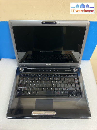 ~ (For Parts As Is) Toshiba Satellite A300 15.6’ Laptop C2D Cpu 2Gb Ram (Read)