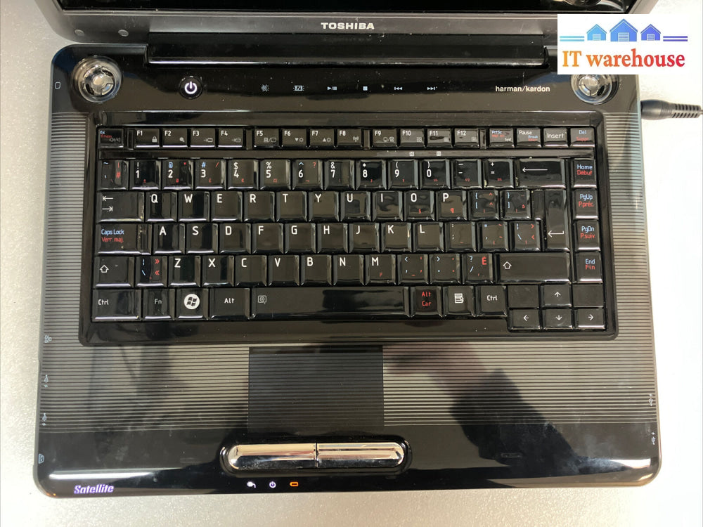 ~ (For Parts As Is) Toshiba Satellite A300 15.6’ Laptop C2D Cpu 2Gb Ram (Read)