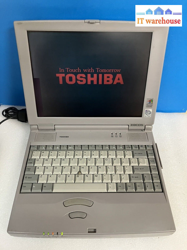 ~ (For Parts As Is) Toshiba Satellite Pa1262U Pentium Laptop No Disk Bad Screen