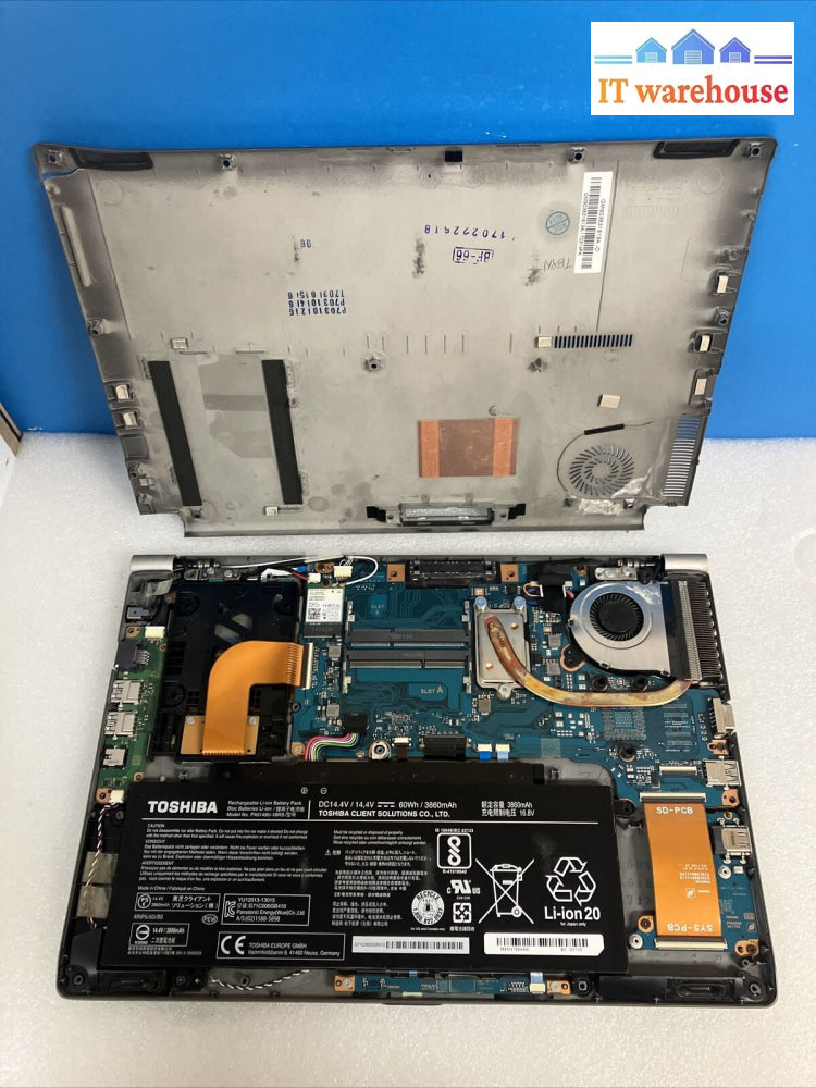 ~(For Parts As Is) Toshiba Tecra Z40-C 14’ Laptop I5-6300U (Water Damaged Read)