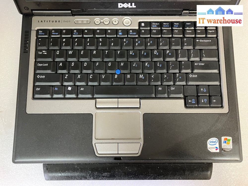 ~ (For Parts) Dell Latitude D620 Pp18L 14’ Laptop Core Duo Cpu 512Mb Ram (Read)