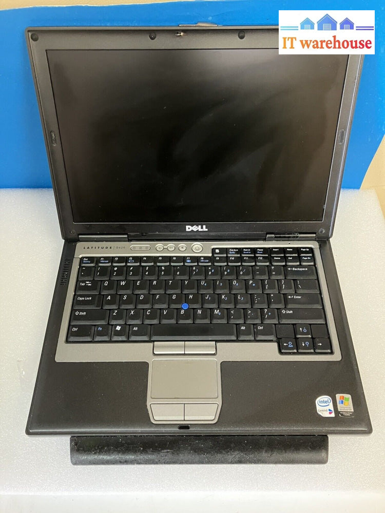 ~ (For Parts) Dell Latitude D620 Pp18L 14’ Laptop Core Duo Cpu 512Mb Ram (Read)