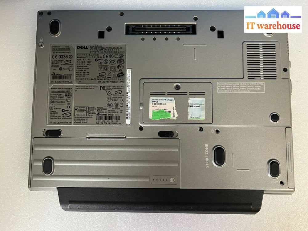 ~ (For Parts) Dell Latitude D620 Pp18L 14’ Laptop Core Duo Cpu 512Mb Ram (Read)