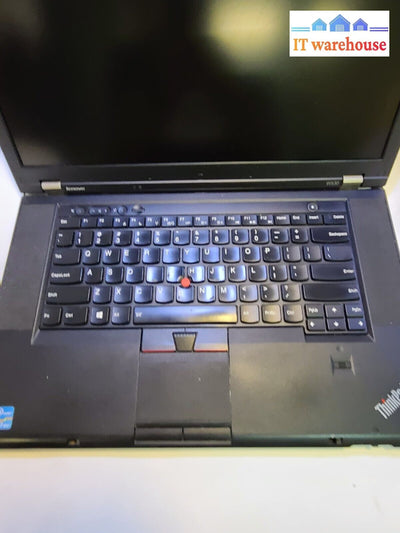 - (For Parts) Lenovo W530 15.6’ Thinkpad W/ I7-3Xxx Cpu /No Ram/No Hdd