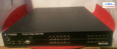 - Foundry Fastiron Edge 2402-Poe Switch Fes2402-Poe