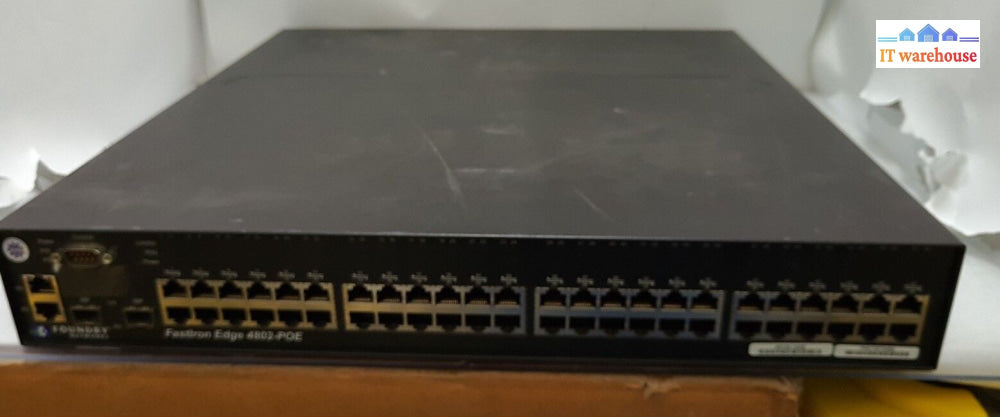 - Foundry Fastlron Edge 4802-Poe Fes4802-Poe 48-Port Poe Switch