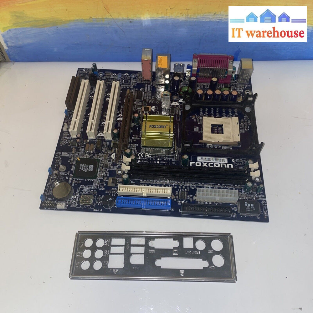 Foxconn 650M02-G-6L Socket 478 Motherboard With Audio Video Lan. 1Agp 3Pci