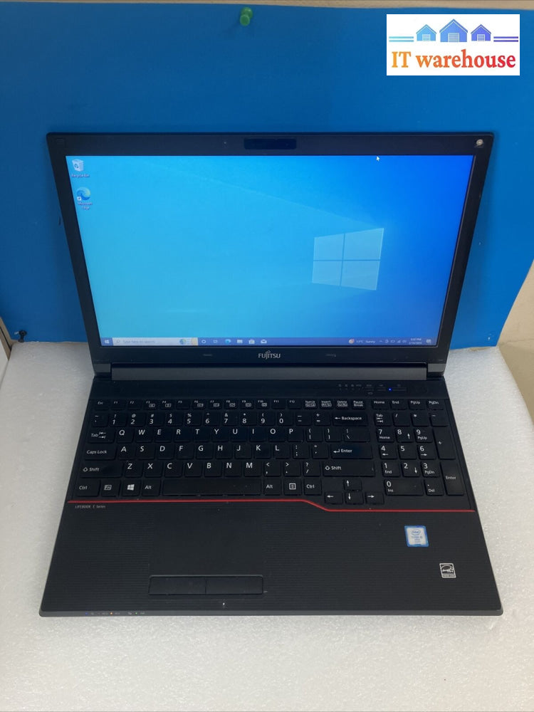 Fujitsu Lifebook E556 15.6’ Laptop I5-6300U Cpu / 16Gb Ram 500Gb Ssd Win10 ~