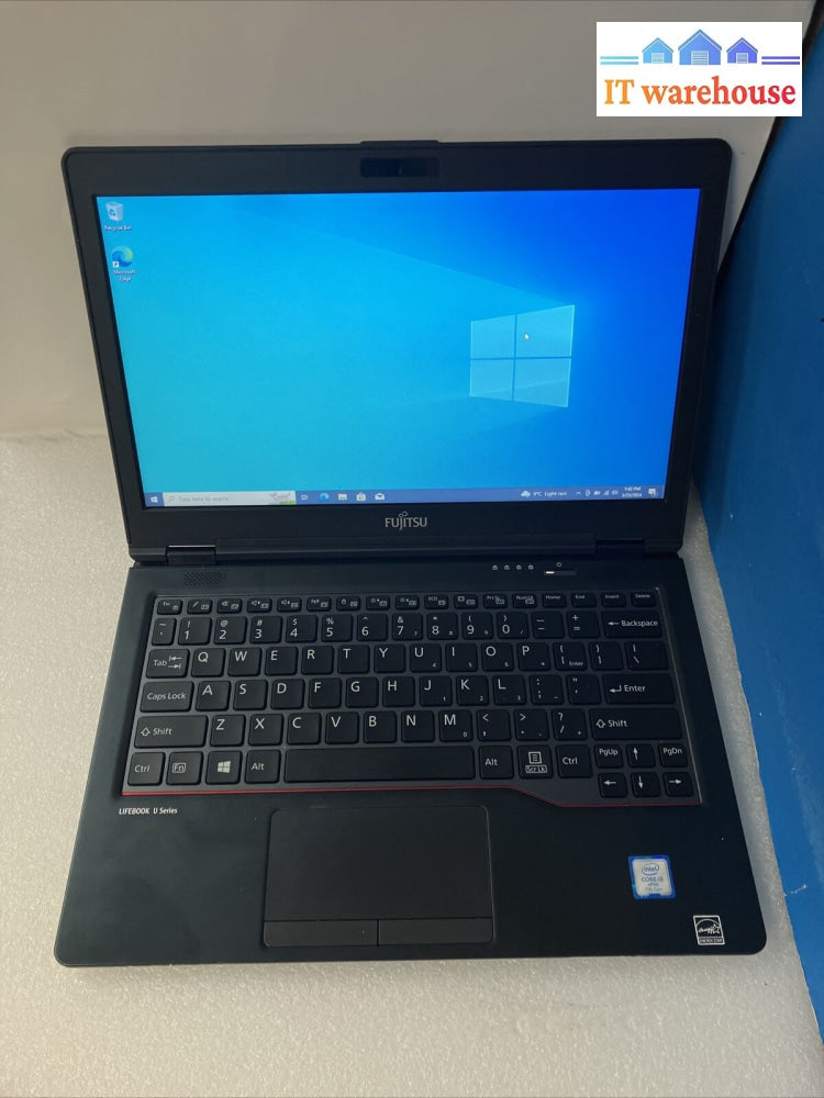 Fujitsu Lifebook U728 12.5’ Laptop I5-7300U Cpu / 8Gb Ram 256Gb Ssd Win 10 ~