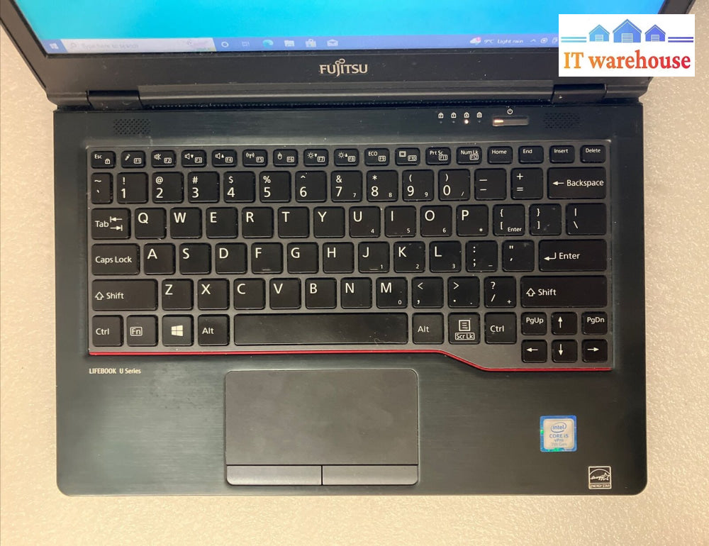 Fujitsu Lifebook U728 12.5’ Laptop I5-7300U Cpu / 8Gb Ram 256Gb Ssd Win10P ~