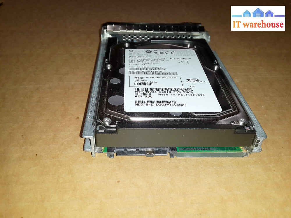 + Fujitsu Max3147Rc 146Gb Internal 15000 Rpm 3.5’ Hdd Hard Drive