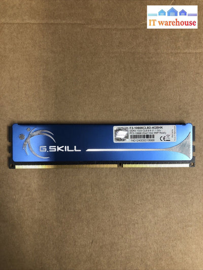 + G.skill F3-10666Cl8D-4Gbhk 2Gb Pc3-10666 Ddr3-1333 Desktop Memory Ram