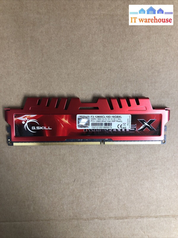 + G.skill Ripjaws 8Gb Ram Ddr3-1600 Pc3-12800 F3-12800Cl10D-16Gbxl