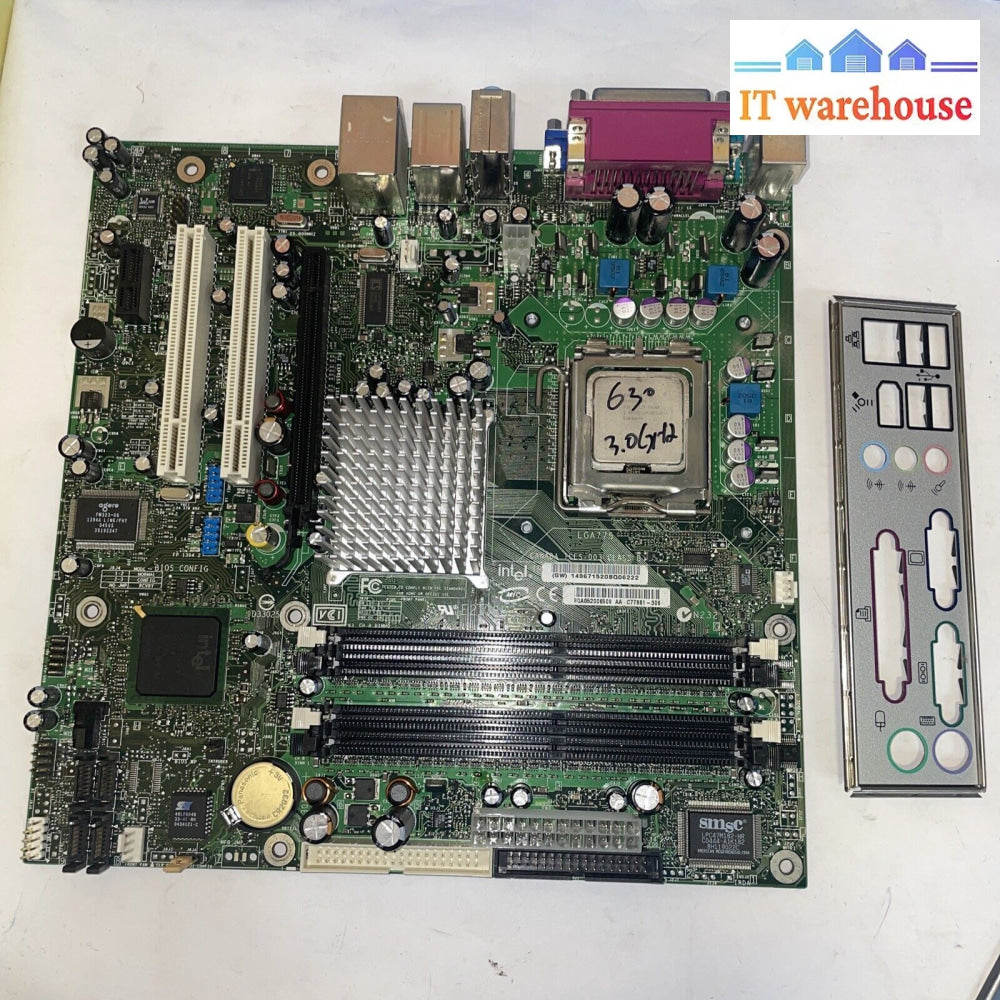 Gateway 831Gm (Intel C77881-306) Lga 775 Intel Motherboard + Cpu P4 3Ghz