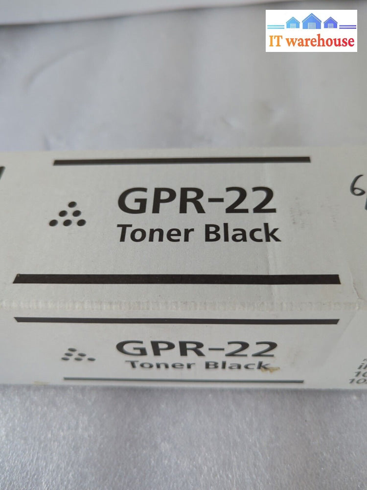 Genuine Canon Gpr-22 Toner Cartridge Black 0386B003 For Ir 1018 1019 1020 New