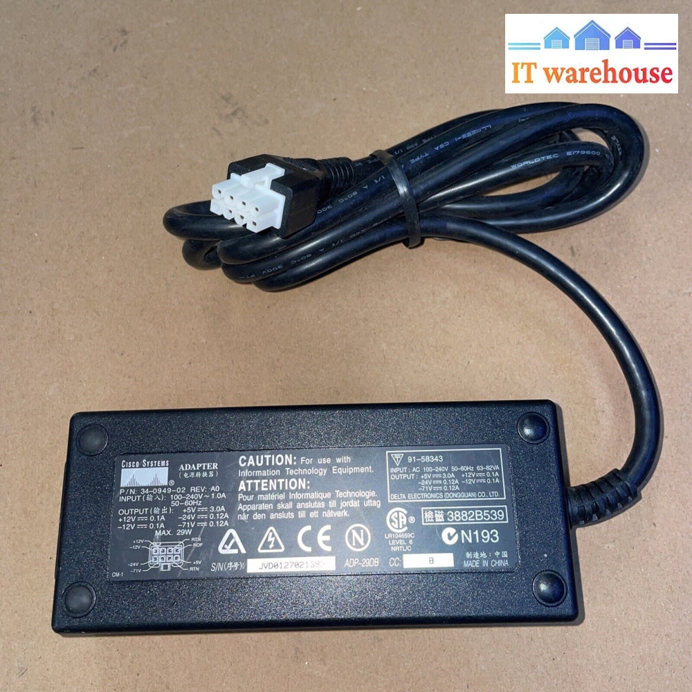 Genuine Cisco 29W Power Supply 34-0949-02 Adp-29Db