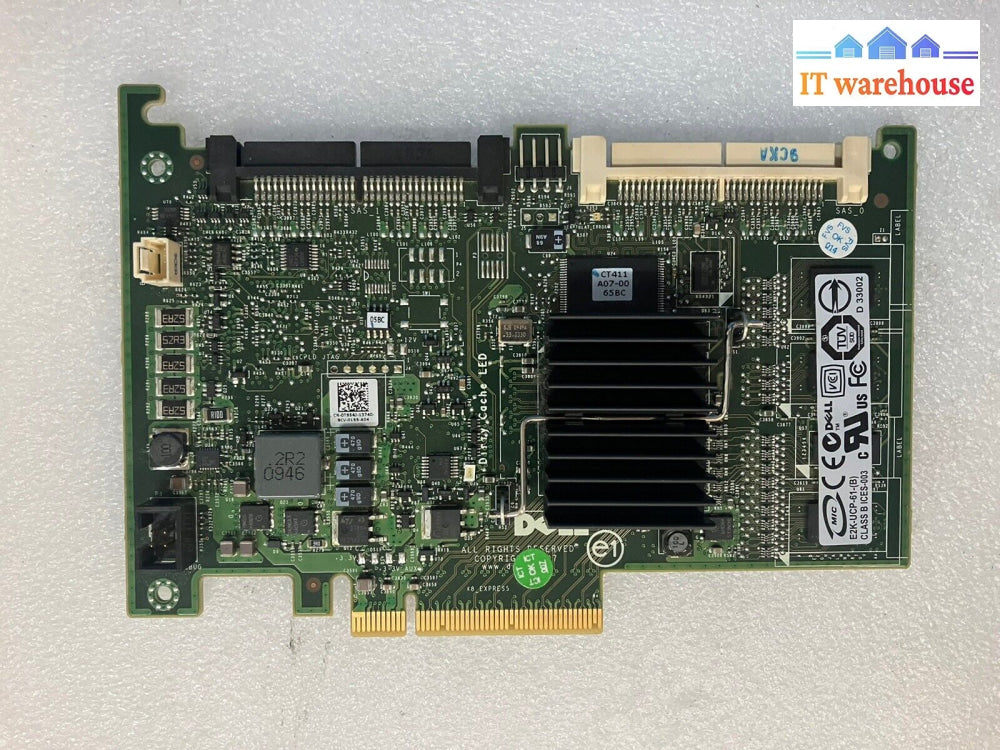 Genuine Dell Poweredge Perc R610 R710 Sas Sata Raid Controller T954J 0T954J ~