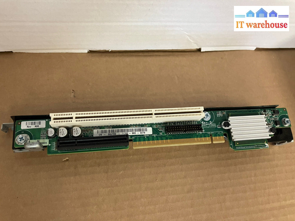 ~ Genuine Dell Poweredge R200 850 860 Pci-X Riser Card Board 0Gj159 Das27Th26D1