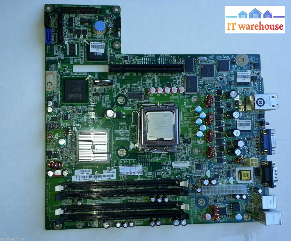 Genuine Dell Poweredge R200 Intel Server Motherboard 0Fw0G7 W/ E5400 Cpu @@@