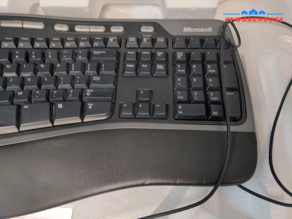 - Genuine Microsoft 4000 108-Key Wired Usb Natural Ergonomic Keyboard Ku-0462