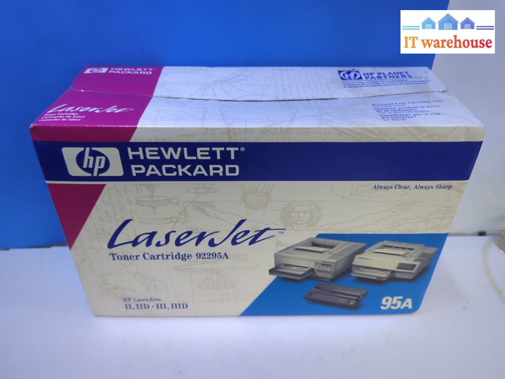 Genuine New Sealed Hp 95A Black Toner Cartridge 92295A Laser Jet