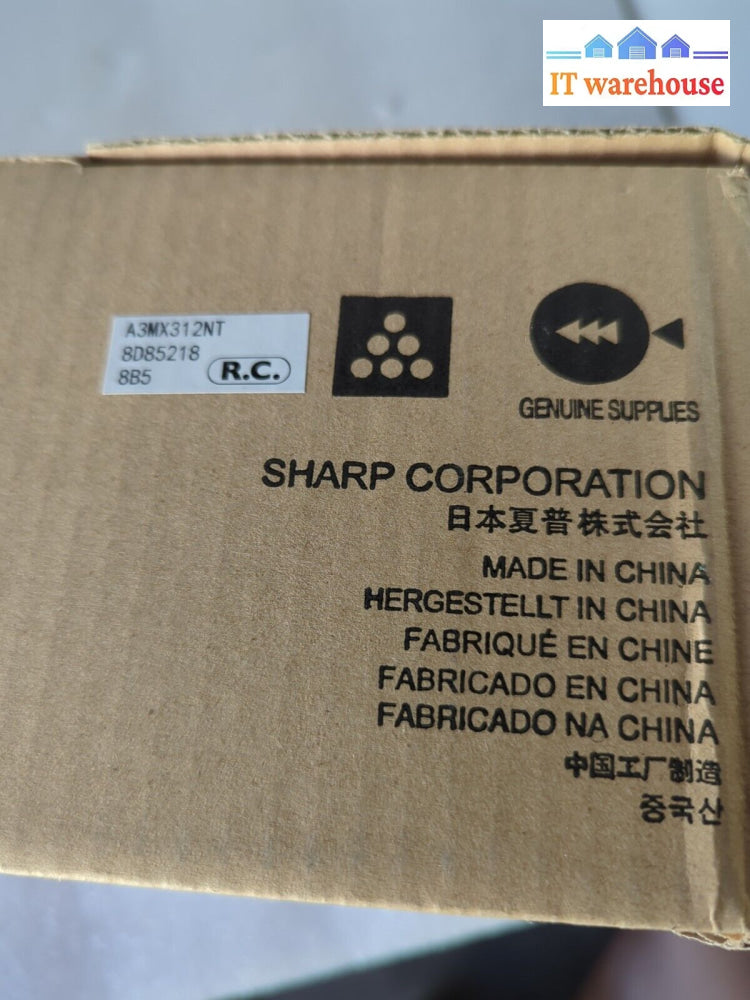 Genuine Sharp Mx-M260 Mx-M310 Black Toner Cartridge Mx-312Nt