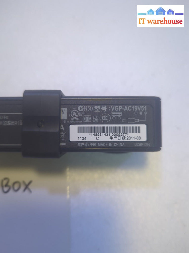 - Genuine Sony Vgp-Ac19V51 19.5V 4.7A 90W Adp-90Kd B Ac Power Supply Adapter