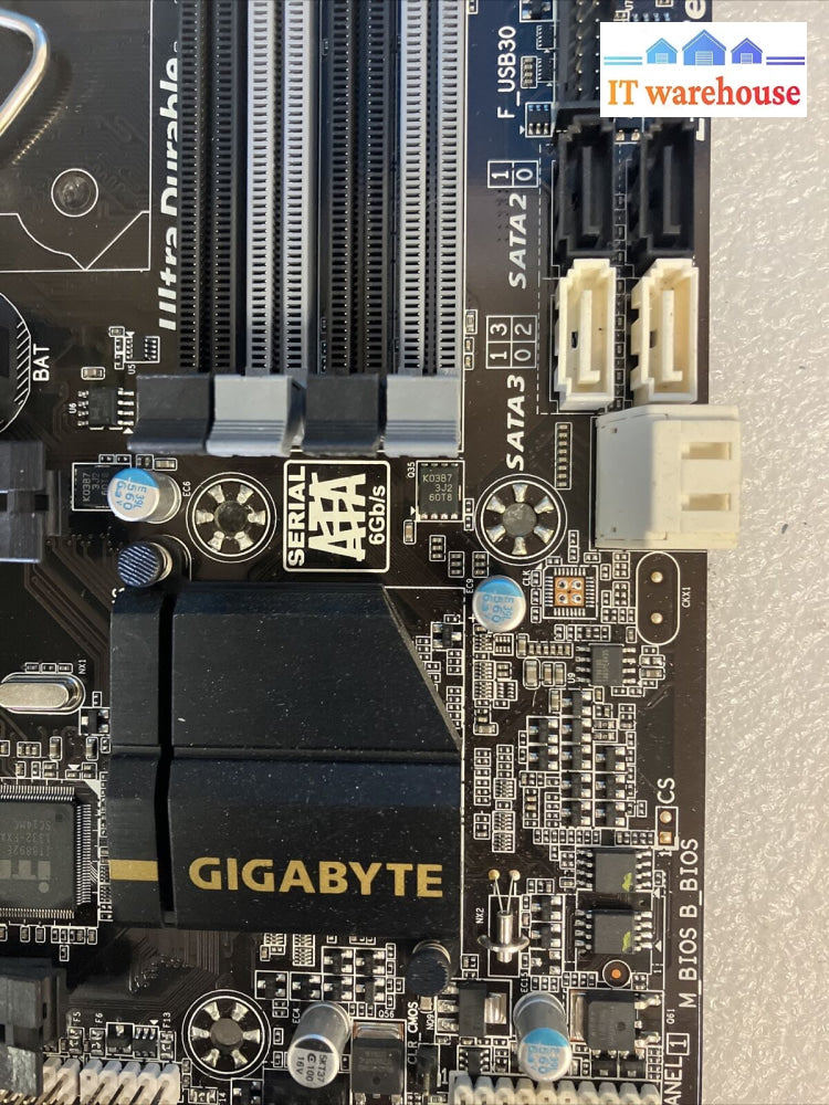 Gigabyte Ga-B85M-D3H Lga 1150 Hdmi Vga Dvi Micro Atx Motherboard With Io Plate ~