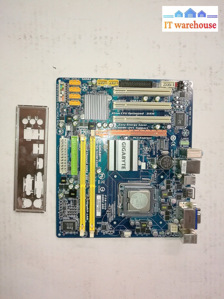 + Gigabyte Ga-G41M-Es2H Motherboard Socket 775 Ddr2 Intel G41 (No Cpu)