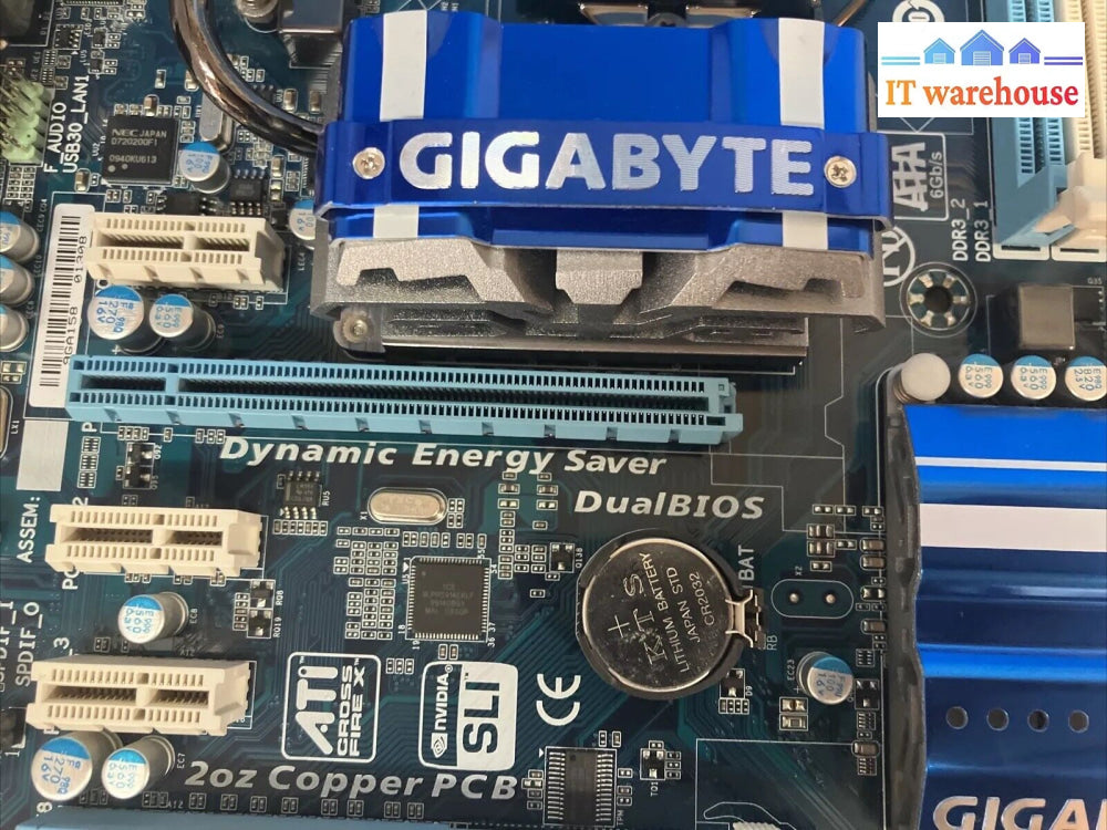 Gigabyte Ga-P55A-Ud4P Motherboard Lga 1156 With Intel Core I7-860 & I/O Shield ~