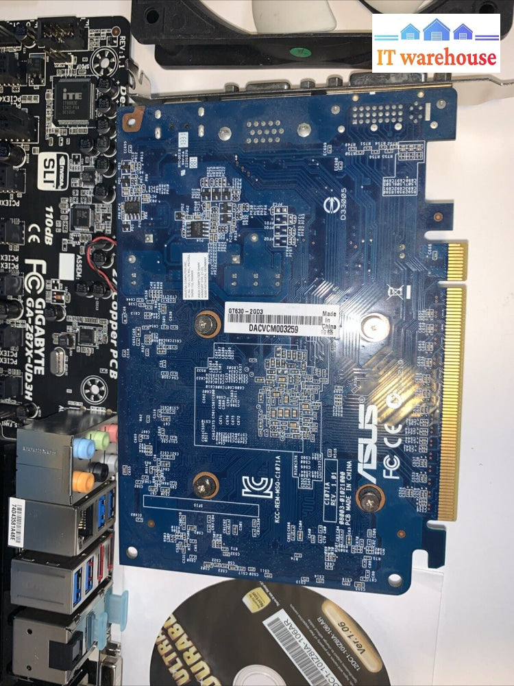 Gigabyte Ga-Z87X-Ud3H Z87 Motherboard 1150 + I7-4770 Cpu/ 16Gb Ram/ 1Gb Gpu