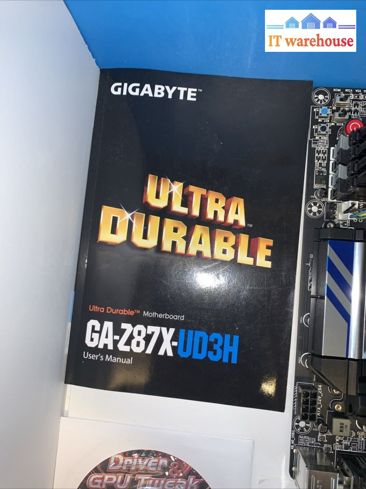 Gigabyte Ga-Z87X-Ud3H Z87 Motherboard 1150 + I7-4770 Cpu/ 16Gb Ram/ 1Gb Gpu