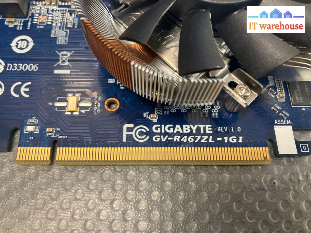 ~ Gigabyte Gv-R467Zl-1Gi Rev 1.0 Radeon Hd 4670 1Gb Vga Dvi Hdmi Graphics Card