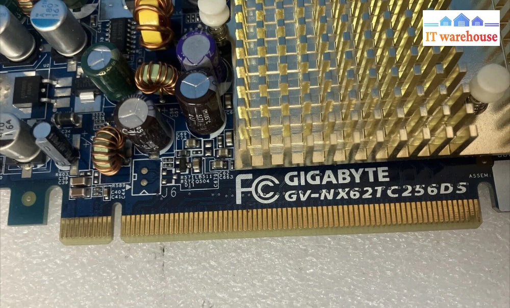 ~Gigabyte Nvidia Geforce 6200 Gv-Nx62Tc256Ds Pcie 256Mb Dvi S-Video Graphic Card