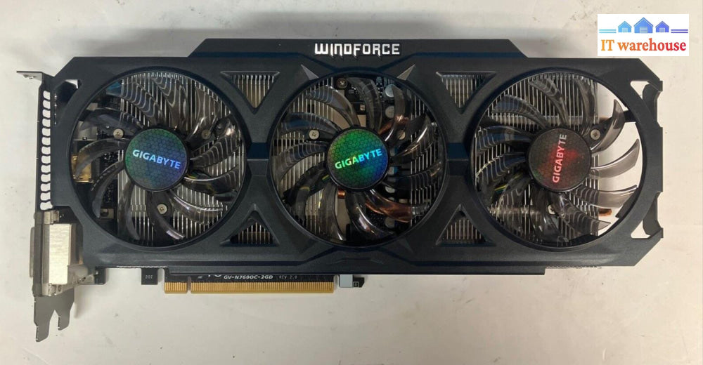 Gigabyte Nvidia Gtx 760 Windforce 2Gb Gddr5 Video Graphics Card Gv-N760Oc-2Gd ~