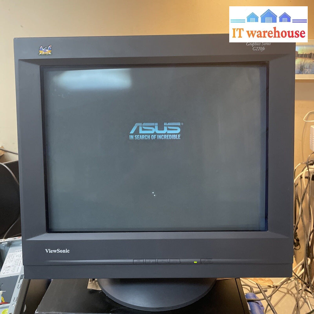 (Grade A) 21’’ Viewsonic G220Fb Perfectflat 2048X 1536 Vga Crt Monitor (Pickup)