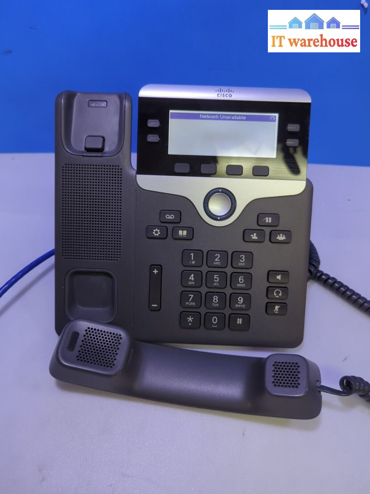 (Grade A) 50X Cisco Cp-7841-K9 4-Line Business Phone W/ Stand Handset & Cord-