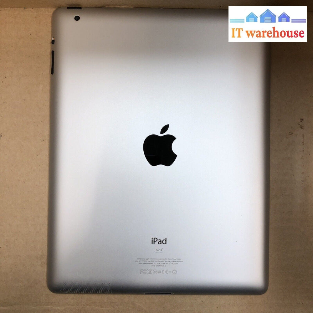 $ Grade ~A Apple Ipad 2 9.7’ 64G A1395