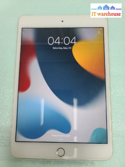 - (Grade A) Apple Ipad Mini 4 64Gb 7.9’ A1550 Wifi + Cellular (Unlocked) Tablet