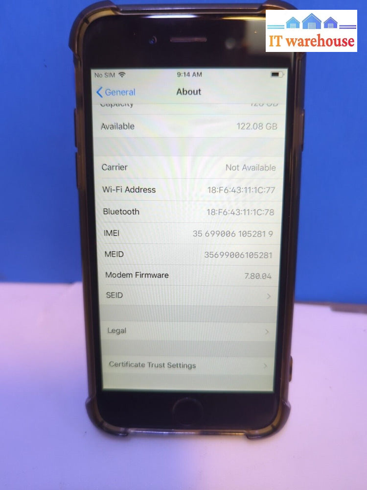 (Grade A) Apple Iphone 6 A1549 128Gb Space Grey Unlocked Tested -