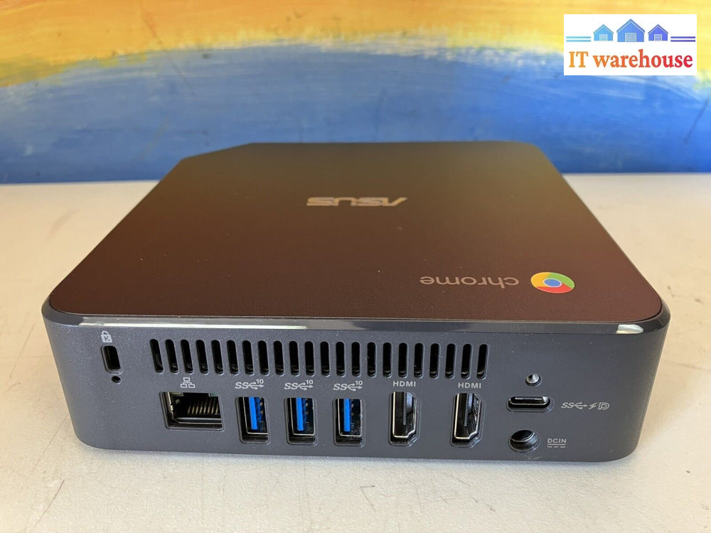 ~ (Grade A) Asus Chromebox 4 Mini Pc Intel Core I3-10110U 8Gb 128Gb Ssd