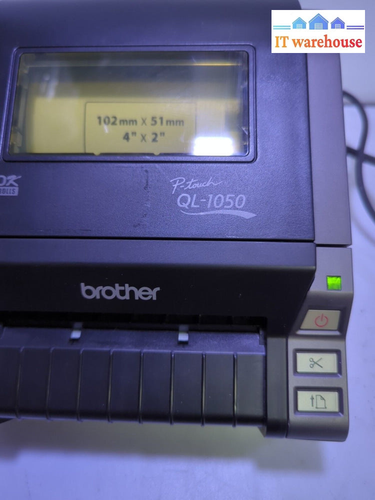 - (Grade A) Brother Ql-1050 Wide Format Label Thermal Printer Tested