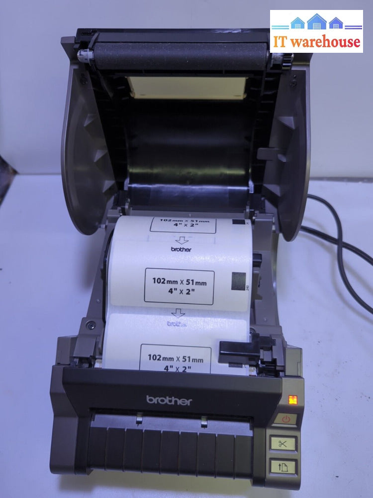 - (Grade A) Brother Ql-1050 Wide Format Label Thermal Printer Tested