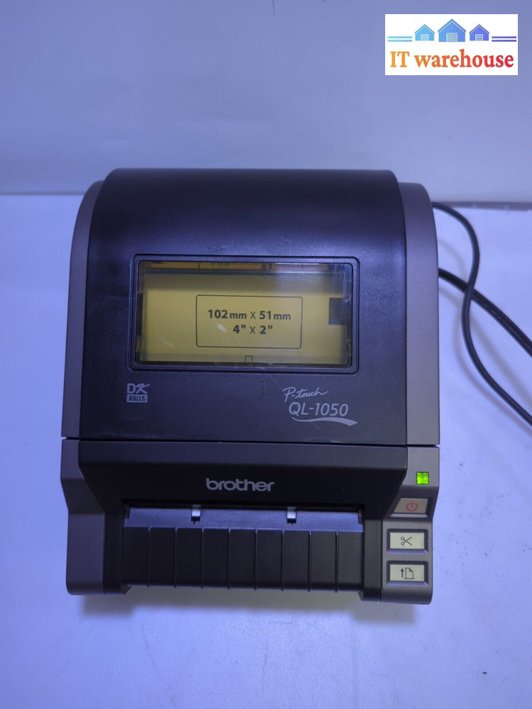 - (Grade A) Brother Ql-1050 Wide Format Label Thermal Printer Tested